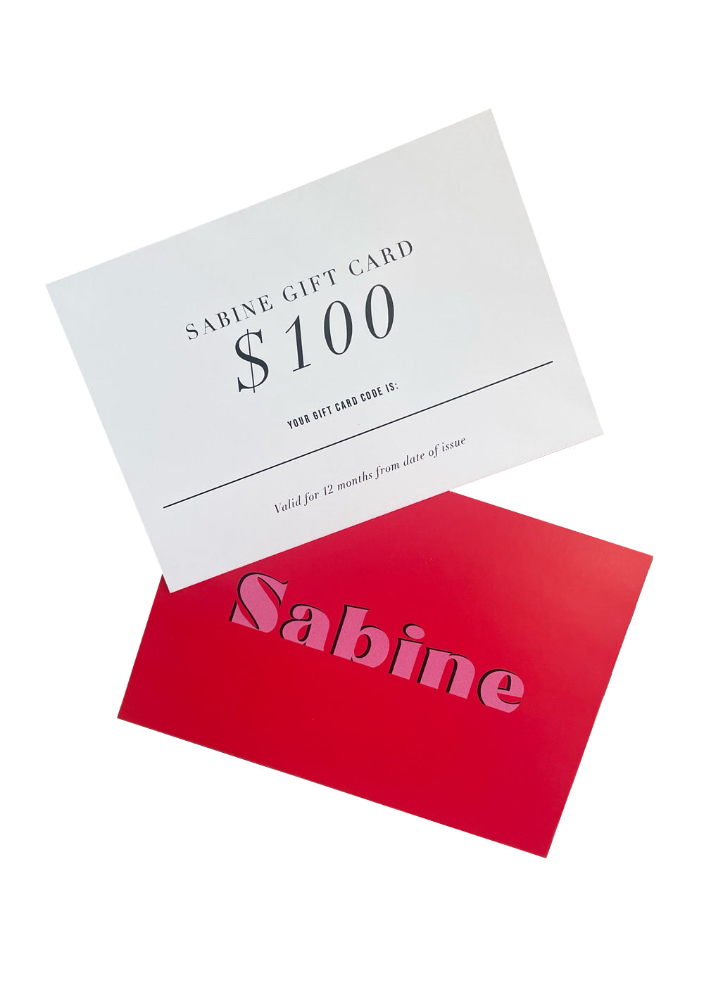 Sabine Gift Card